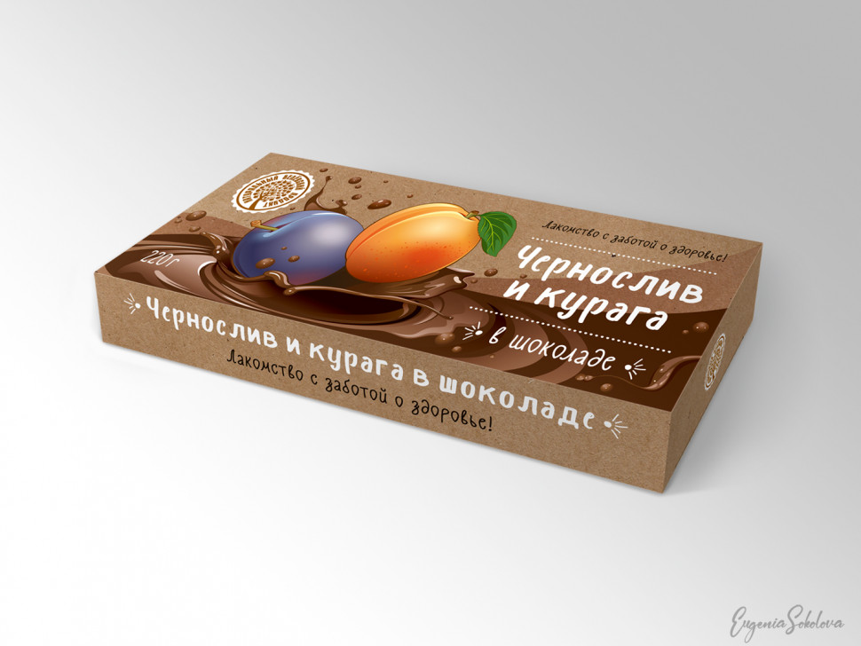  Чернослив и курага в шоколаде, 220г в Великих Луках