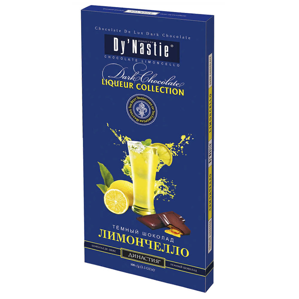  Династия Шоколад "Лимончело", (блок 10шт по 100г)  в Великих Луках