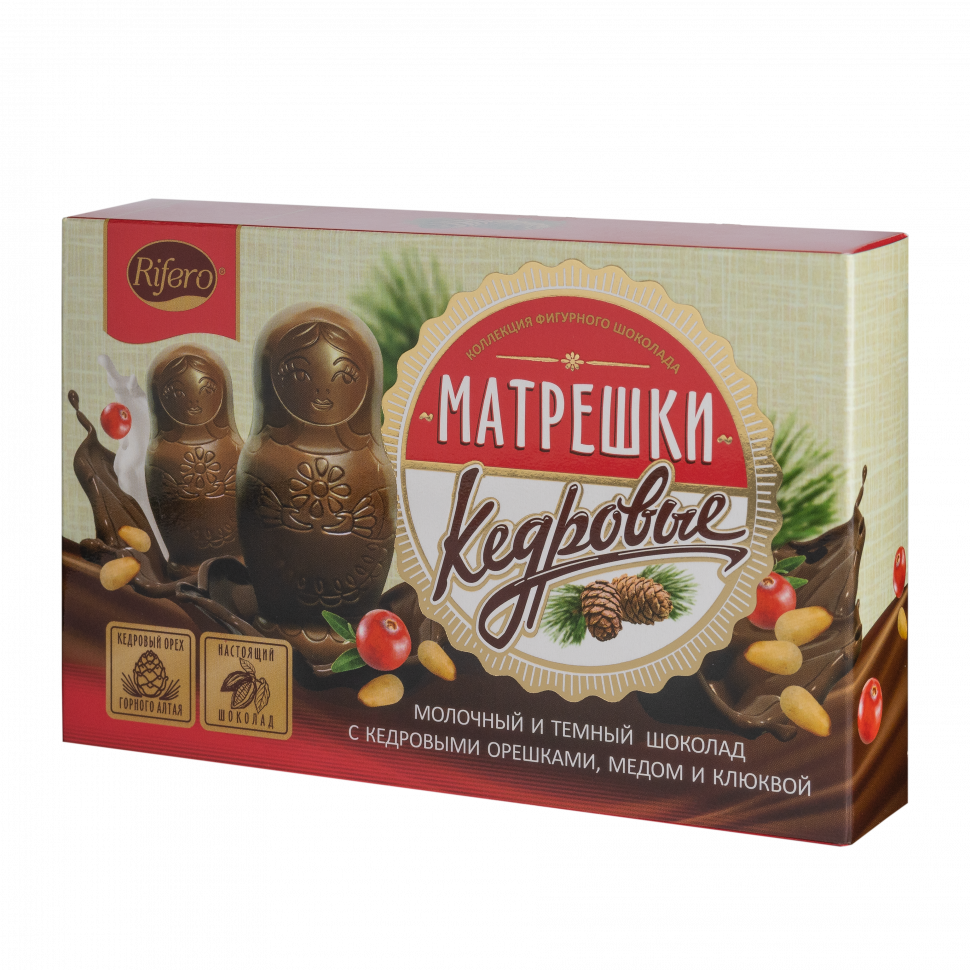  Риф и ко Конфеты "Матрёшки кедровые" 100г           в Великих Луках