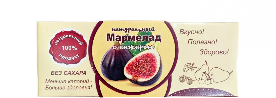  Мармелад натуральный "Инжир" 140г  в Великих Луках