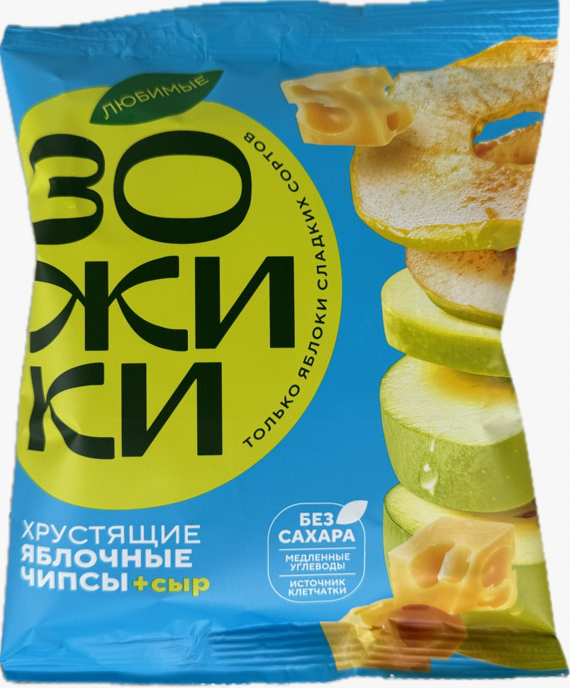  Зожики Яблочные чипсы с сыром, 25г  в Великих Луках
