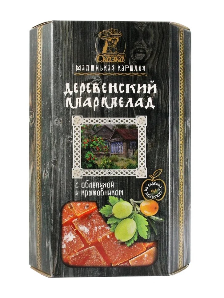  Мармелад деревенский "С крыжовником и облепихой" 300г в Великих Луках
