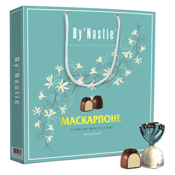 №3 Династия Сумка 170г Конфеты "Маскапроне" в Великих Луках