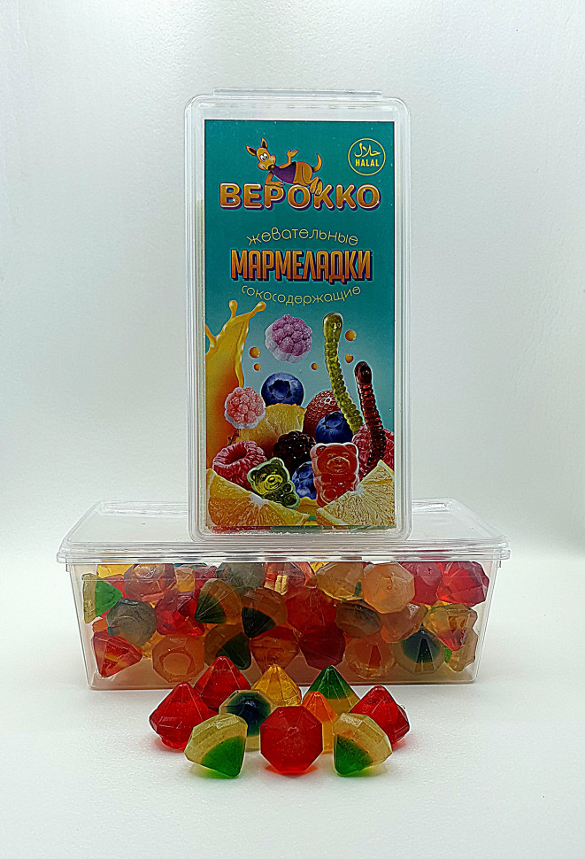  Жевательный мармелад Самоцветы, 250г      в Великих Луках