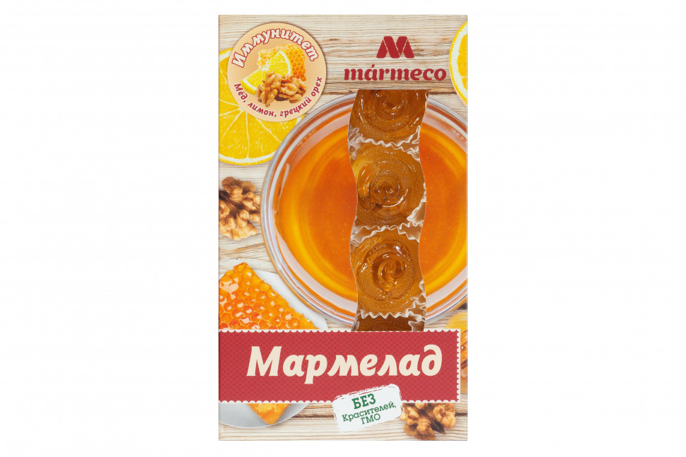  Мармелад "Иммунитет"  Мёд, лимон, грецкий орех, 180г  в Великих Луках